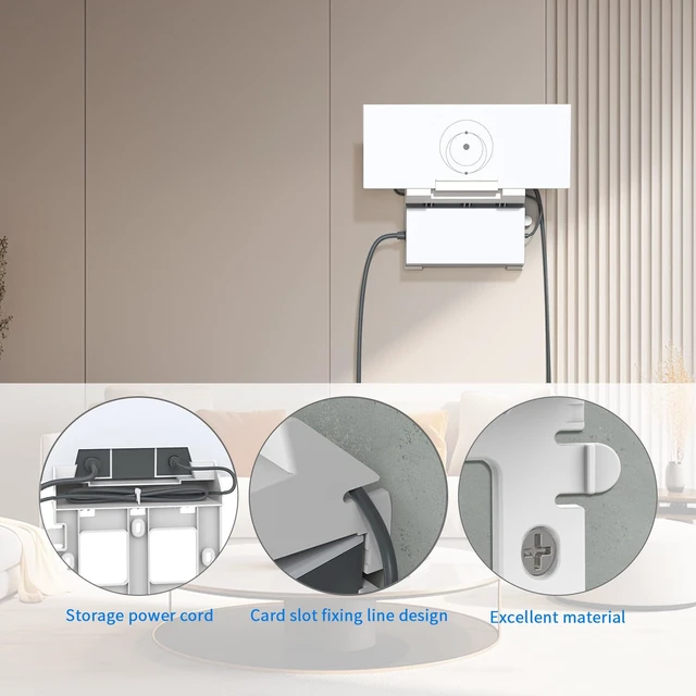 Alt view image 3 of 7 - Starlink Gen3 Router Wall Mount Compatible with Starlink 4/4X/Gen3 Power Supply Mount Kit High Performance Dish