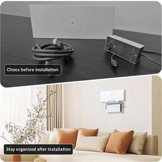 Alt view image 4 of 7 - Starlink Gen3 Router Wall Mount Compatible with Starlink 4/4X/Gen3 Power Supply Mount Kit High Performance Dish