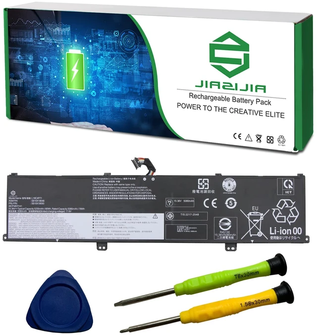 Main image of L19C4P71 SB10X19048 5B10X19050 Laptop Battery Replacement for Lenovo ThinkPad P1 X1 Extreme 3rd Gen 2020 Series Notebook L19M4P71 SB10X19047 5B10X19049 15.36V 80Wh 5235mAh