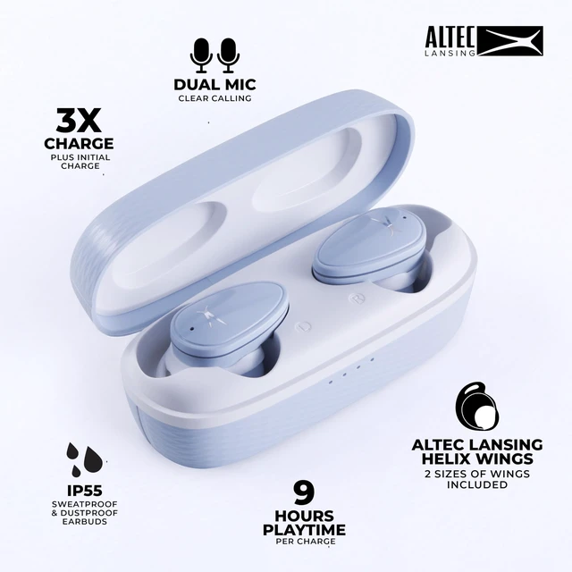 Alt view image 4 of 6 - Nanobuds ANC 2.0, Bluetooth Earbuds with Hybrid ANC, Waterproof Earbuds, Wireless Ear Buds with Voice Assistant, Sport Earbuds with 36hr Battery (ICY White)