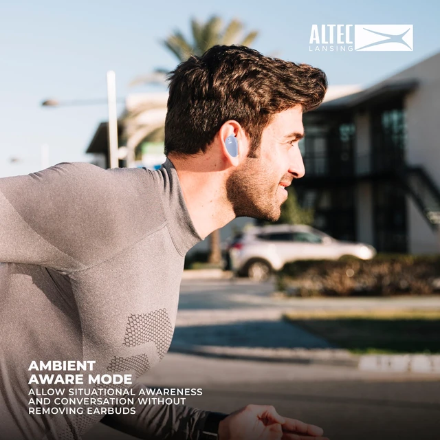 Alt view image 5 of 6 - Nanobuds ANC 2.0, Bluetooth Earbuds with Hybrid ANC, Waterproof Earbuds, Wireless Ear Buds with Voice Assistant, Sport Earbuds with 36hr Battery (ICY White)