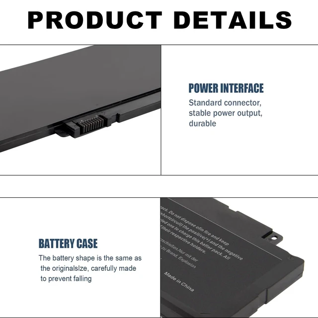 Alt view image 4 of 7 - F7HVR Laptop Battery Replacement for Dell Inspiron 17 7737 7746 15 7537 5545 Series Ins15HD-2528 Ins15HD-1528 Ins15HD-1828T G4YJM 062VNH T2T3J Battery 14.8V 58Wh