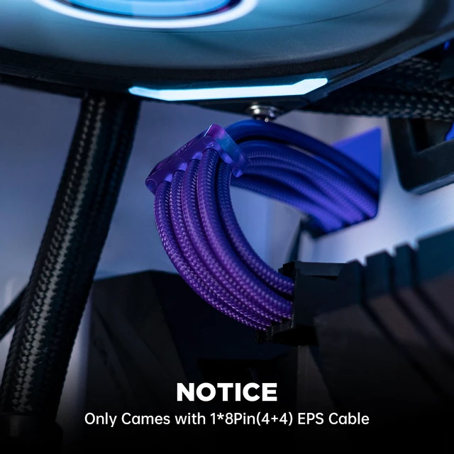 Alt view image 4 of 7 - 16AWG PSU Cable Extension Power Cords, Customized Power Supply Mod Sleeve Extension Cable, ATX/EPS/8-pin PCI-E/6-pin PCI-E for PSU Cable