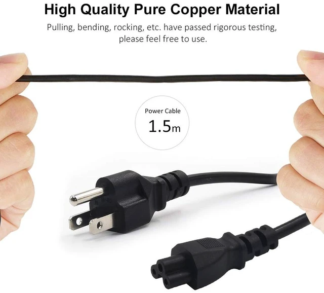 Alt view image 6 of 7 - 65W Charger for Compaq Presario CQ57 HP Pavilion G6 DV6 Black Tip Perfect for older laptops with dead batteries. Our smart chip stays completely cool even when plugged in all day