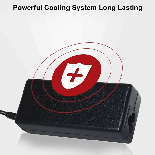 Alt view image 5 of 7 - 65W Charger for Compaq Presario CQ57 HP Pavilion G6 DV6 Black Tip Perfect for older laptops with dead batteries. Our smart chip stays completely cool even when plugged in all day