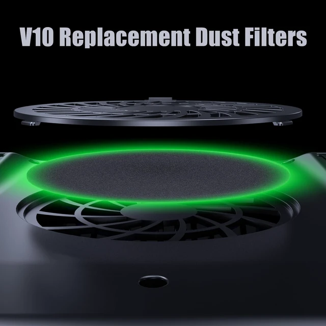 Alt view image 2 of 2 - V10 / V11 Pro Laptop Cooler Replacement Dust Filter Set (5-Pack) Compatible with V10 Pro / V10SE / V11 Pro Cooling Pad, Improves Airflow & Cooling Efficiency, Keeps Fan Clean