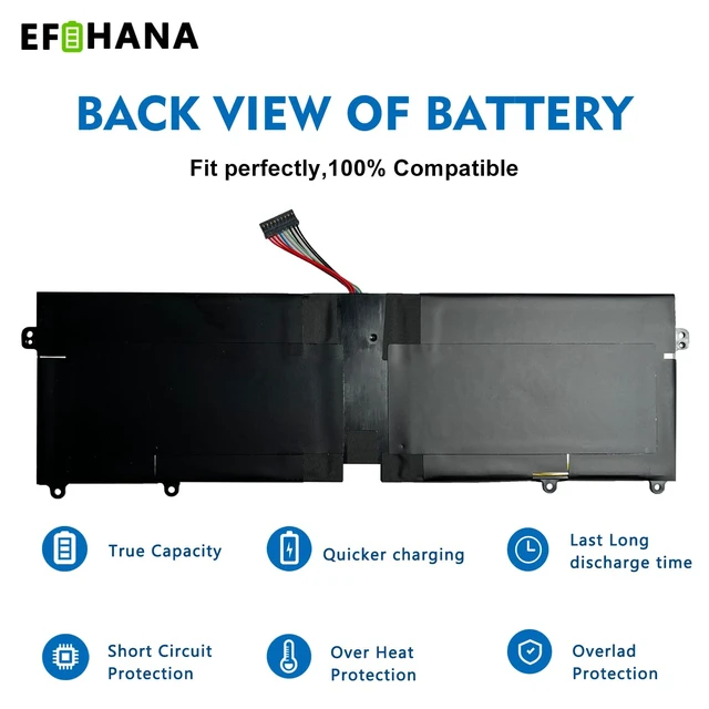 Alt view image 6 of 6 - LBP7221E LBG722VH Laptop Battery Replacement for LG Gram 13Z940 13ZD940 14Z950 14Z950-A 14Z960 15Z950 15Z960 15Z975 15ZD975 Series Notebook LBM722YE EAC62718304 EAC62198201 7.7V 34.61Wh 4495mAh