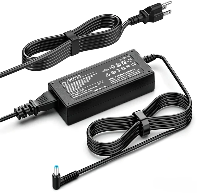 Main image of 65W 45W Laptop Charger Fit for HP Model 15: 15-dy, 15-dq, 15-da, 15-db, 15-dw, 15-f, 15-ab, 15-ac, 15-af, 15-an, 15-au, 15-aw, 15-ay, 15-dy5033dx, 15-dy2xxx, 15-dy1xxx, 15-dy2073dx, 15-dy2702dx