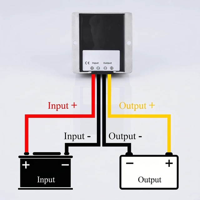 Alt view image 5 of 7 - DC 12V Step Up to 36V Boost Converter 3A 108W Voltage Regulator Waterproof Transformer, Power Supply Module for Golf Cart Club Cars