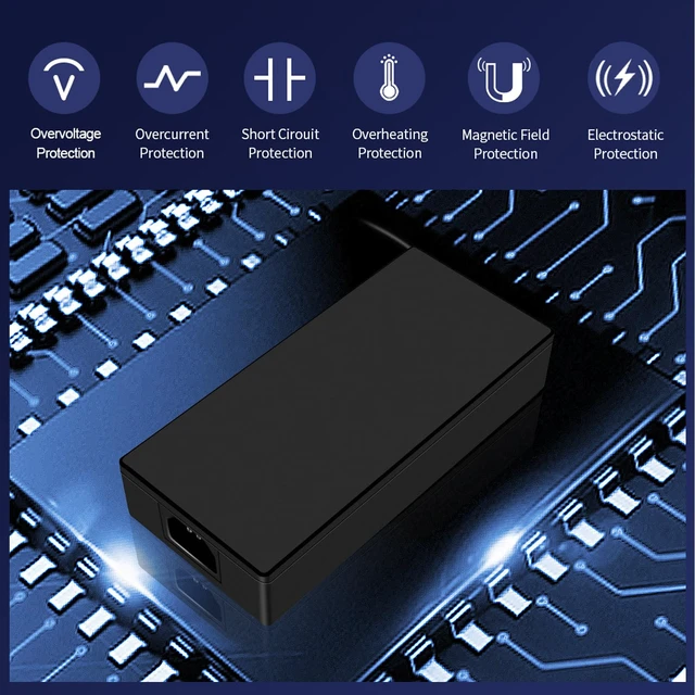 Alt view image 7 of 7 - 180W Charger Compatible with Asus Rog Zephyrus G14 GA401 G15 GA502,Tuf Gaming F15 F17 A15 A17 FX505, Zenbook Pro 14 Duo Laptop
