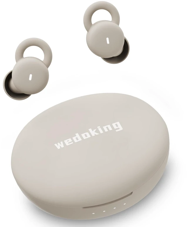 Main image of Smallest Invisible Sleep Earbuds Comfortable Noise Blocking Wireless Headphones for Sleeping Bluetooth Flat Ear Buds for Side Sleepers,Tiny Hidden Buds for Work Sports (Beige)