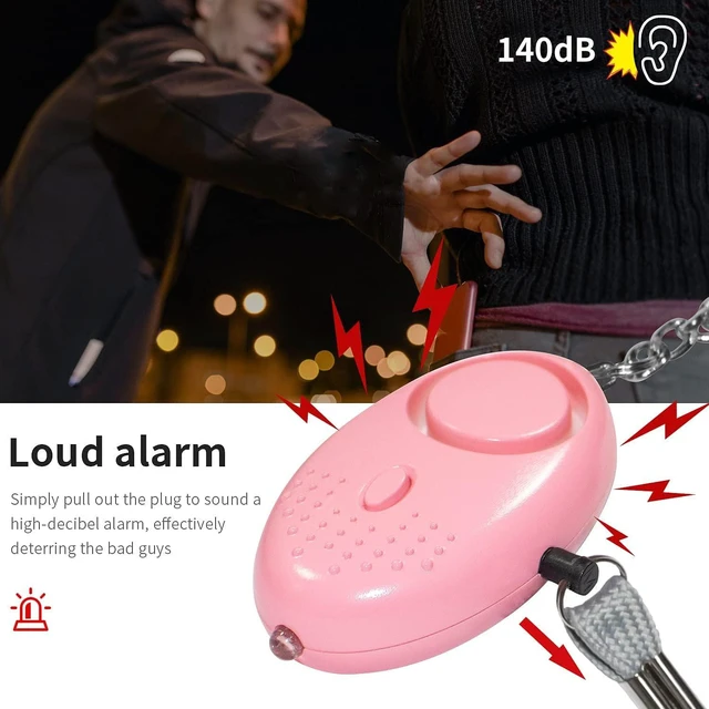 Alt view image 2 of 7 - Emergency Personal Alarm, 3 Pack 140DB Person Siren with LED Lights, Personal Panic Alarm for Men, Women, Children, Elderly Emergency Security, Self Defense Electronic Device