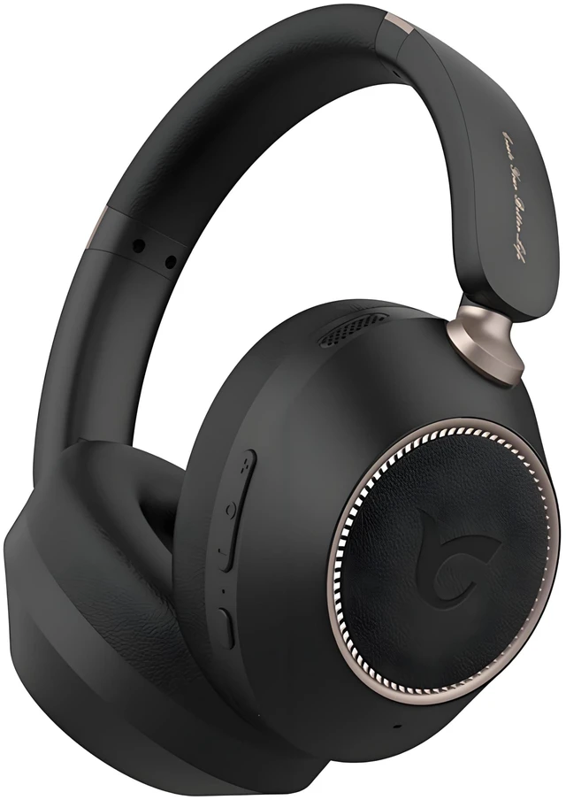 Main image of Active Noise Cancelling Headphones, Bluetooth 5.4 Wireless on Ear ANC Headphone with 65H Playtime, Deep Bass, Low Latency, Foldable Headset with Mic for Travel/Office/PC (Black)