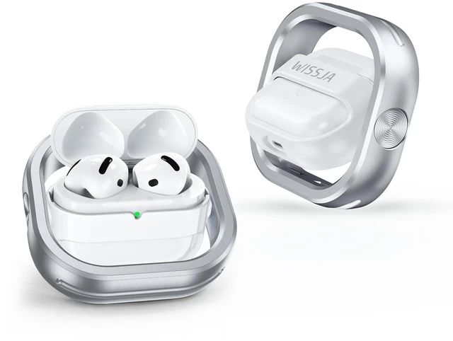 Main image of for AirPods 5/4 Case Metal Fidget Rotating Cover 360° Aluminum Shell 360° fingertip rotation, drop-proof metal shell, wireless/wired charging, heat dissipation, lanyard hole, for AirPods4 only