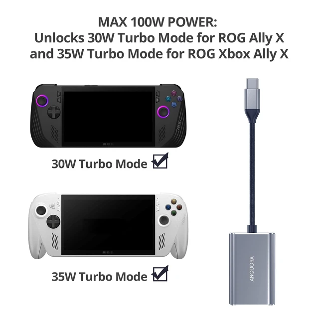 Alt view image 6 of 7 - AR Glasses Hub for Switch 2, USB-C to AR Glasses 4K@60Hz Adapter with 100W PD 3.0 Charging, Aluminum Shell, Compatible with Switch2, ROG Ally X, Steam Deck, Supports XREAL Rokid Viture Glasses