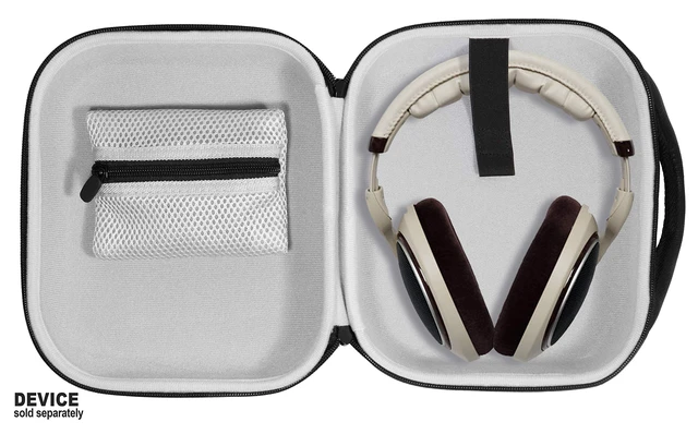 Alt view image 3 of 5 - Headphone Case for Sennheiser HD280PRO, HD598, HD558, HD518, HD595, HD555, HD515, HD650, HD600; Sony MDR7506, v700dj, 7509hd, 7506, XB-700, XB-950AP; ATHM20x, M40x, Philips SHP9500