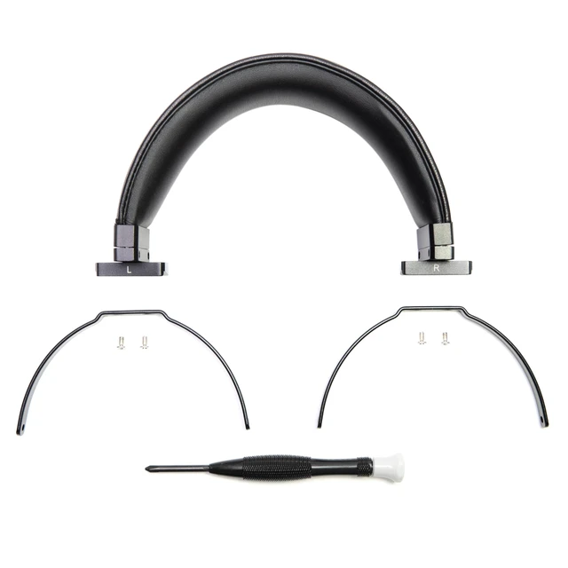 Alt view image 7 of 7 - Lambskin Real Leather Full Metal Headband Compatible with Hifiman Arya Ananda Edition XS X HE1000se HE1000 V2 Jade II,Arya Organic/Ananda Nano Headphone
