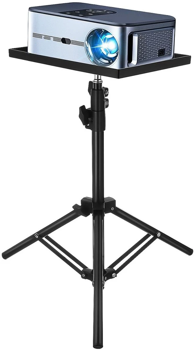 Main image of Projector Stand Tripod Adjustable - Multifunctional Laptop Floor Stand, Height from 21.65 to 47.24 inches, Floor for Office, Home, Stage, Studio, DJ Racks Holder Mount