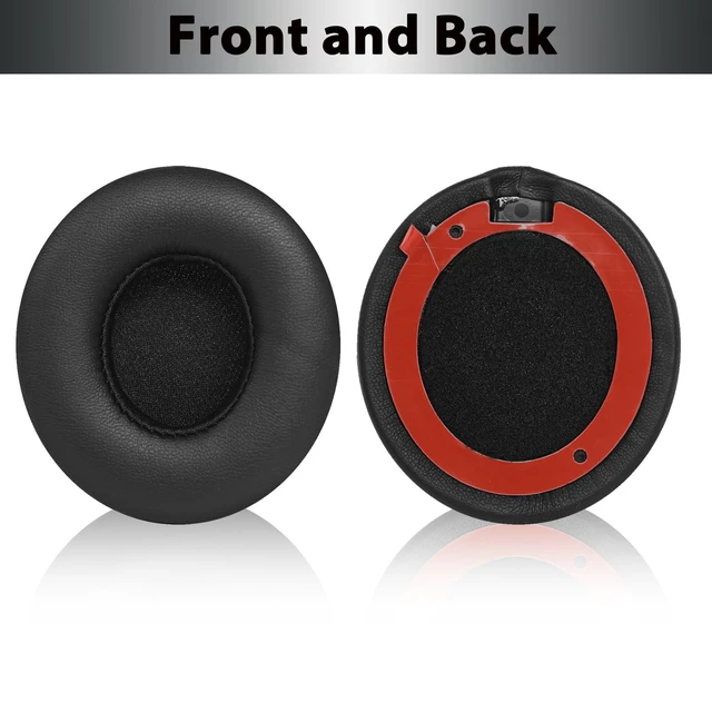 Alt view image 6 of 7 - Solo 4 Earpads Replacement Ear Pads Cushion for Beats Solo 4 Wireless Headphones Accessories, Solo4 Earpads with Softer Protein Leather and High Density Memory Foam - Black