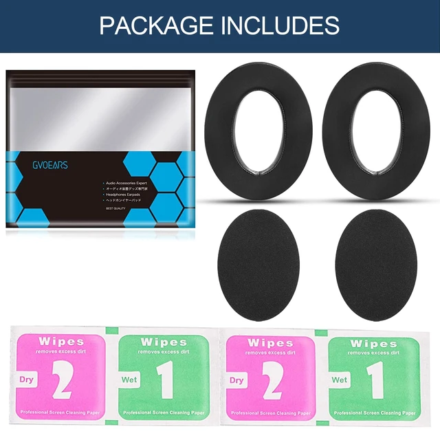 Alt view image 7 of 7 - GVOEARS Earpads Replacement for Sennheiser HD650/HD600/HD660S/HD545/HD525/HD535 Headphones Pads, Ear Cushion Also fit for MassdropX HD6XX/HD58X & HD580/HD565 Jubilee Headphone, Cooling-Gel Earpads