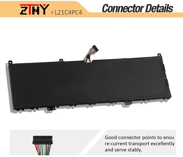 Alt view image 4 of 6 - L21C4PC4 L21M4PC7 Laptop Battery Replacement for Lenovo Slim 7 ProX-14IAH7 ProX-14ARH7 82V1 82V2, Yoga Slim 7 ProX-14IAH7 ProX-14ARH7 82TK 82TL Series L21C4PE0 L21D4PE0 L21D4PC4 L21M4PE0 15.52V 70Wh