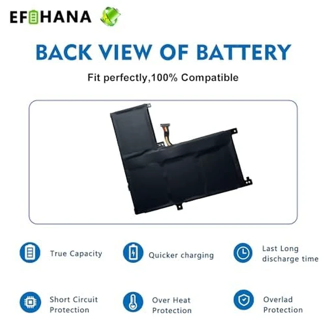 Alt view image 6 of 6 - B41N1532 Laptop Battery Replacement for Asus Zenbook Flip UX560 UX560UA UX560UA-1B Q504U Q504UA Series Notebook 0B200-02010100 15.2V 50Wh 3320mAh