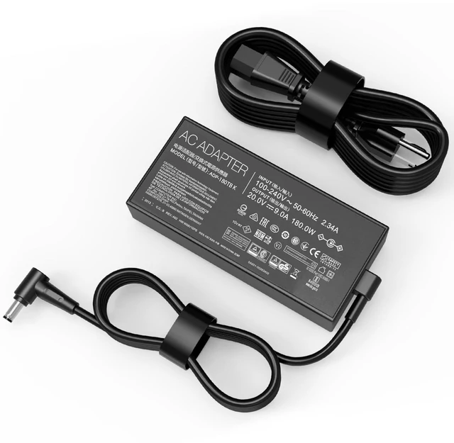 Main image of 180W Charger Fit for ASUS Zephyrus G14 G15 TUF Gaming F15 F17 A17 A15 Compatible with Zephyrus GA401 GA502 GA503 TUF FX506 FX706 FX505 FX705 FA706 FA506 A20-180P1A A17-180P1A Laptop Adapter
