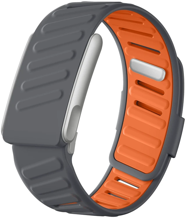 Main image of Sport Band Compatible with Whoop 5.0 Bands One, Peak and Life/MG, Breathable Waterproof Silicone Adjustable Replacement Accessories Strap for Whoop Band 5.0 Fitness Activity Tracker, GrayOrange