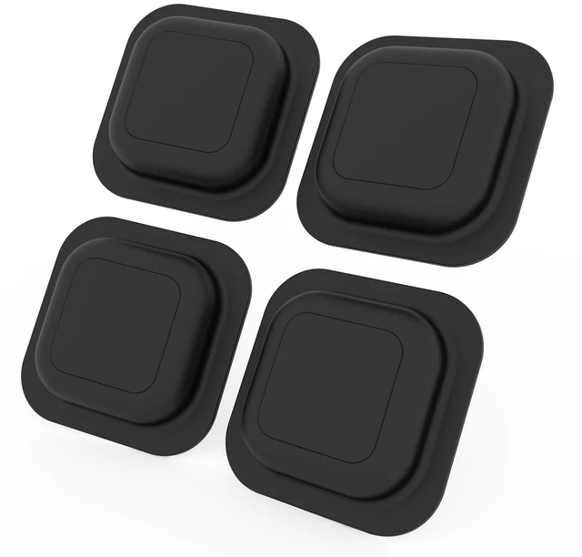 Main image of Adhesive Mount Case for Tile Mate (2024) 2022 Tracker with Sticker, 4-Pack Hidden Full Protective Anti-Lost Silicone Cover, Waterproof Case Holder for Luggage,TV Remotes,Car,Camera Bag