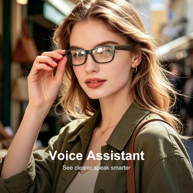 Alt view image 7 of 7 - Bluetooth Glasses,UV Protection,Long Battery Life,USB C Charging Bluetooth Sunglasses, Smart Glasses, Polarized Lenses,Bluetooth Glasses for Women&Men, Hands-Free Calls,Voice Assistance