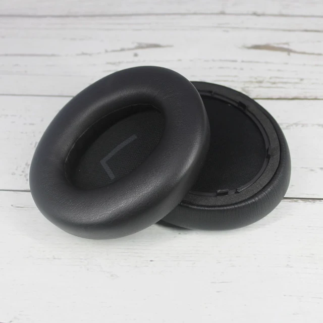 Alt view image 7 of 7 - Replacement Ear Pads for Anker Space Q45 Headphones, Ear Cushions for Soundcore by Anker Space Q45 Adaptive Noise Cancelling Headphones,with Buckle, Soft Protein Leather, Memory Foam(Black)