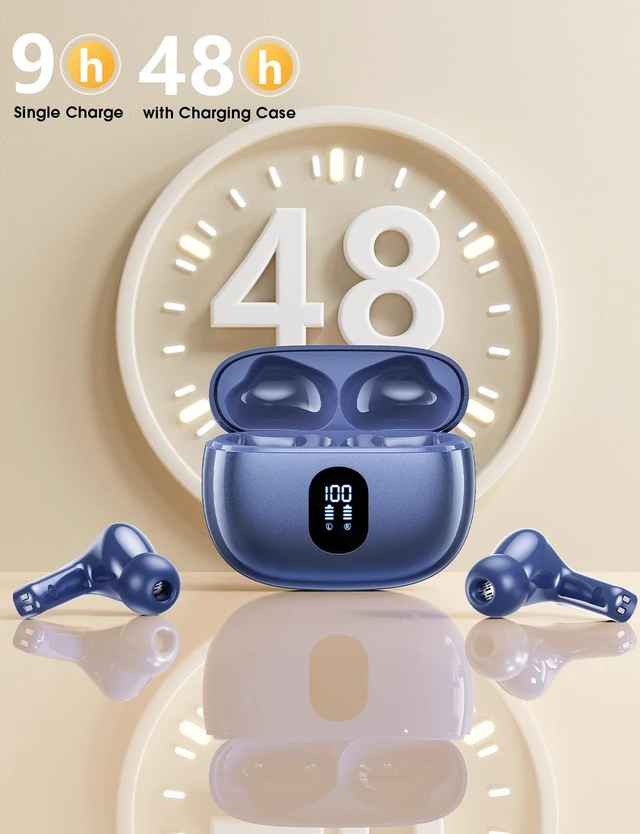 Alt view image 3 of 7 - Wireless Earbuds, 2026 Ear Buds with Big Bass Stereo Sound