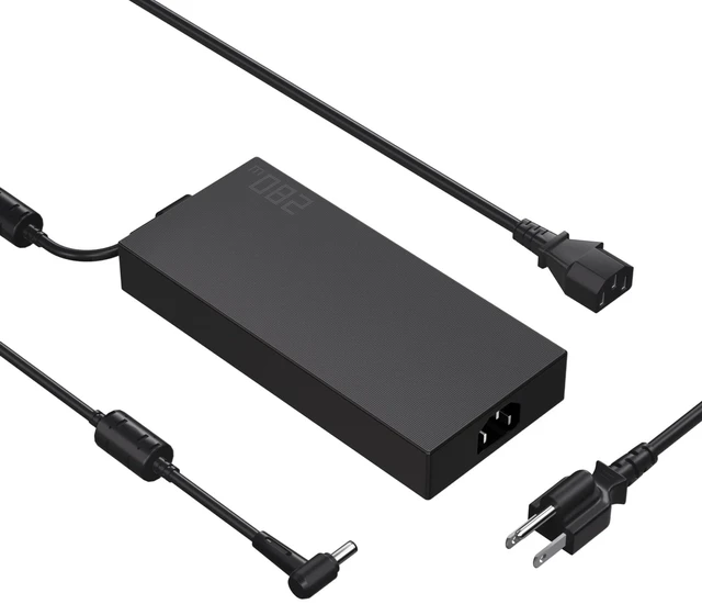 Main image of 280W for Asus Laptop Charger 6.0 x 3.7MM Fit for ROG Strix,Zephyrus,TUF Compatible with ROG Strix G15 G17 G614 G713 G814 Scar 15 17 G532L G732L Zephyrus S17 M16 FA617 TUF A15 16 17 Gaming Laptop