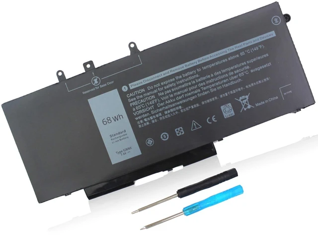 Main image of 68Wh GJKNX Battery Replacement Dell Latitude 5480 Laptop Battery for Latitude 5580 5280 5488 5590 5591 5490 5491 5495 E5480 E5580 E5490 E5590 Precision 15 3520 3530 GD1JP DY9NT 5YHR4 451-BBZG