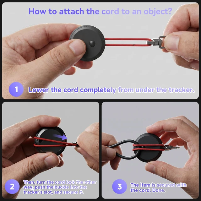 Alt view image 7 of 7 - ARTMU 2 Pack Air Tracking Tags Works with Apple Find My & Google Find Hub(iOS and Android),IP68 Waterproof Replaceable Battery,Key Finder Item Locator Smart Tag for Keys,Bag,Luggage