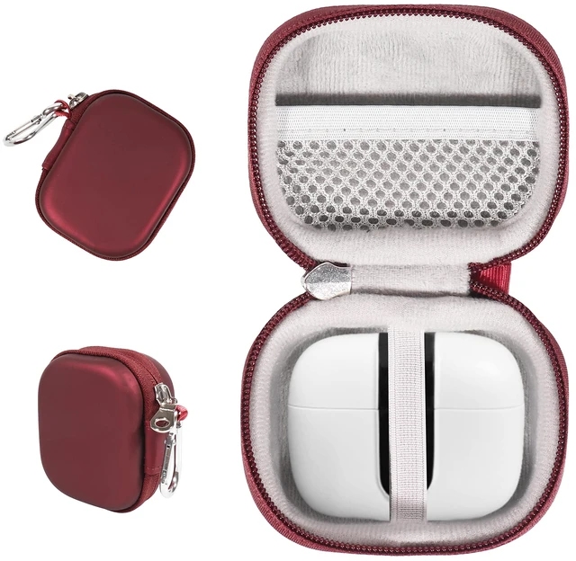 Main image of True Wireless Earbuds Case Compatible with TAGRY X08, TOZO Wireless Earbuds Like T6, T12, TA, NC9, NC2 (Red)