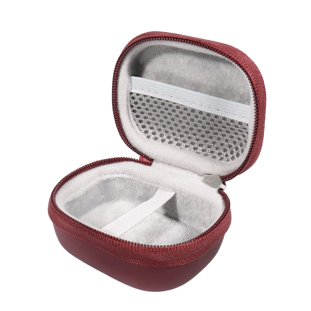 Alt view image 4 of 5 - True Wireless Earbuds Case Compatible with TAGRY X08, TOZO Wireless Earbuds Like T6, T12, TA, NC9, NC2 (Red)