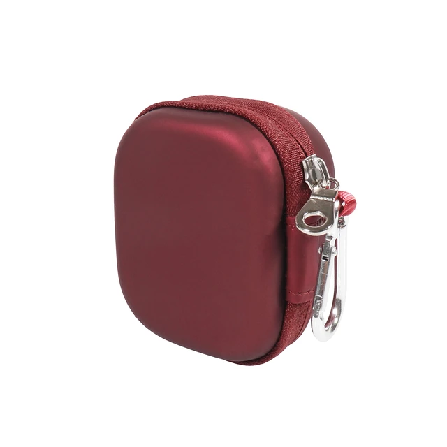 Alt view image 5 of 5 - True Wireless Earbuds Case Compatible with TAGRY X08, TOZO Wireless Earbuds Like T6, T12, TA, NC9, NC2 (Red)