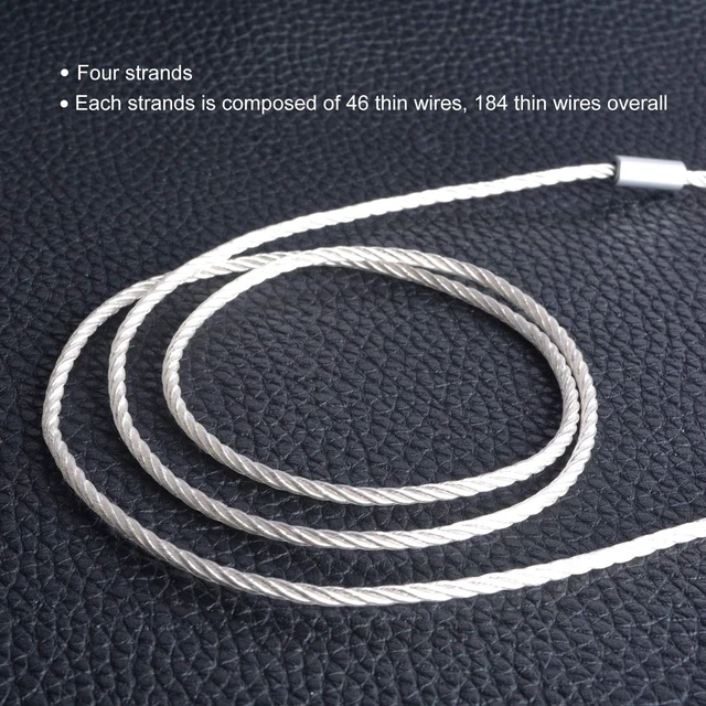 Alt view image 4 of 6 - Earphone Upgrade Cable,0.78mm 2pin Earbuds Replacement Cord,4 Cores OFC Silver Plated Earphones Audio Adapter for KZ ES4 ED16 ZS5 ZS6 ZSR ZST ZS10 (0.78mm,Sliver,Mic)