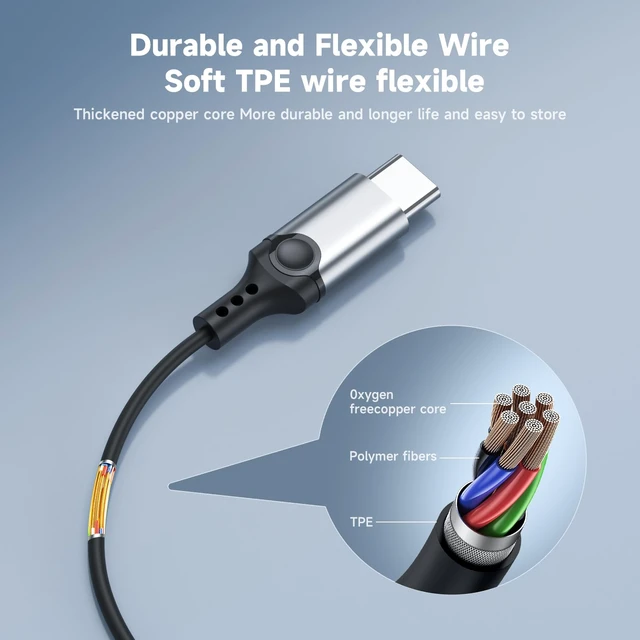 Alt view image 6 of 7 - USB C Headphones for iPhone 17 16 15 Pro Max Plus USB C Wired Earbuds Ear Buds Wired Type C Earphones with Mic Volume Control HiFi Stereo for iPhone iPad 10 Samsung Galaxy S26 S25 S24 Google Pixel 8 7