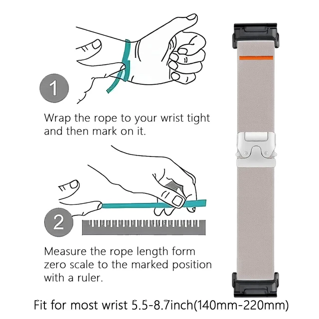 Alt view image 6 of 7 - Nylon Bands Compatible with Garmin Fenix 8 47mm/7 Pro/7/6 Pro/6/Epix Pro 47mm/Approach S60/S62/S70/Quatix 7/7PRO/Forerunner 970/965/945 Adjustable Sport Replacement Straps for Women Men