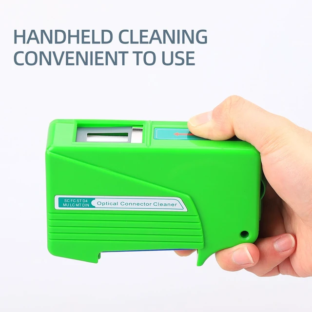Alt view image 6 of 7 - Fiber Optic Cleaning Box for SC/LC/FC Connectors, Professional Fiber Adapter Port Cleaner Kit