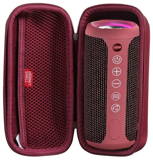 Main image of Hard Travel Case for Ortizan X10 Portable Bluetooth Speaker (1st Gen) (Wine Red)