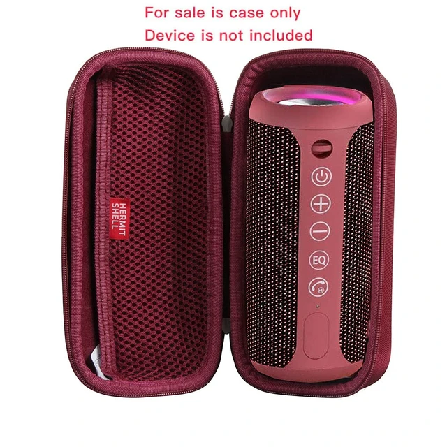 Alt view image 2 of 7 - Hard Travel Case for Ortizan X10 Portable Bluetooth Speaker (1st Gen) (Wine Red)
