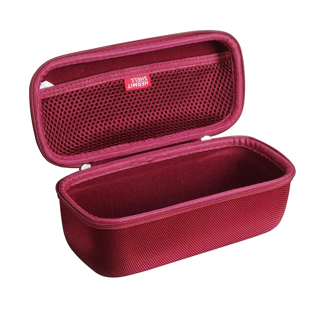 Alt view image 3 of 7 - Hard Travel Case for Ortizan X10 Portable Bluetooth Speaker (1st Gen) (Wine Red)