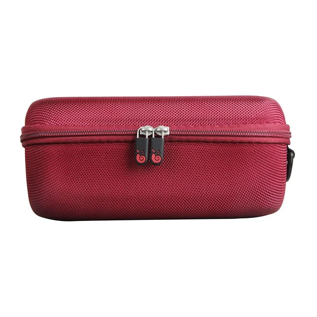 Alt view image 5 of 7 - Hard Travel Case for Ortizan X10 Portable Bluetooth Speaker (1st Gen) (Wine Red)