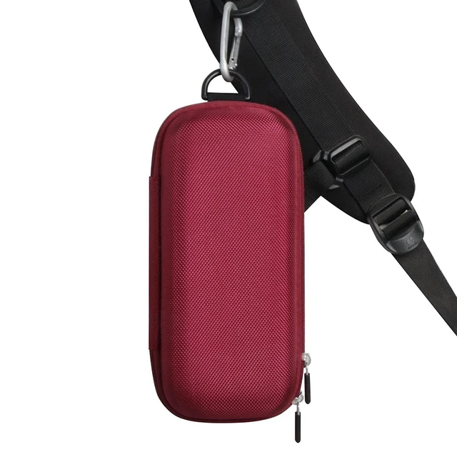Alt view image 7 of 7 - Hard Travel Case for Ortizan X10 Portable Bluetooth Speaker (1st Gen) (Wine Red)