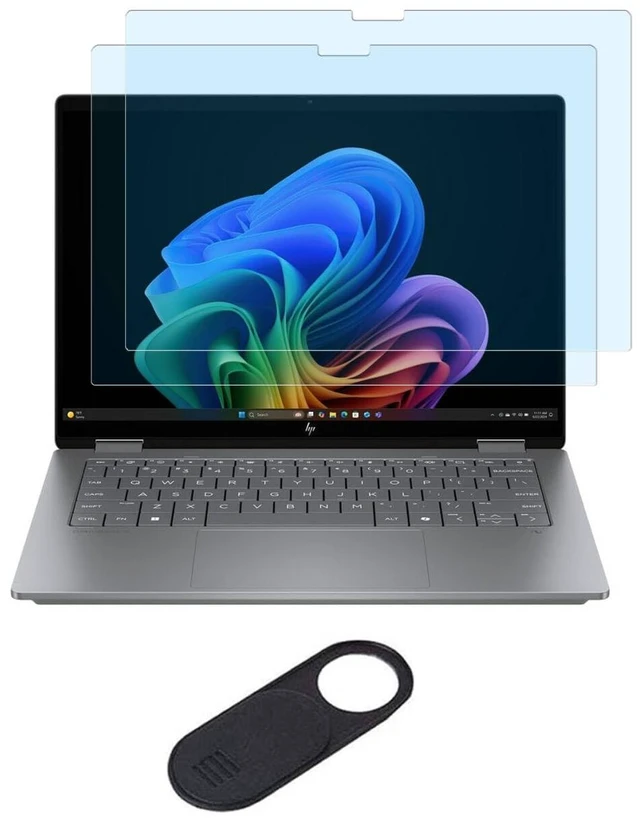 Main image of 2-Pack Anti Blue Light Screen Protector for HP OmniBook X Flip x360 14" 2-in-1 Touchscreen Laptop Anti Glare Eye Strain Relief (Fit 14-fm0000 / 14-fk0000 / 14t-fm000 / 14z-fk000 Series)