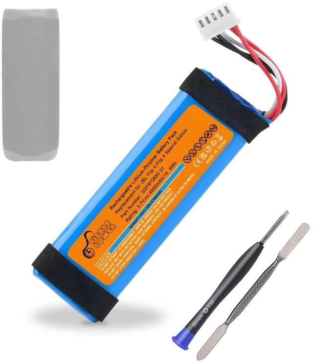 Main image of 4000mAh Battery for JBL Flip 4, Flip 4 Special Edition, JBL GSP872693 01