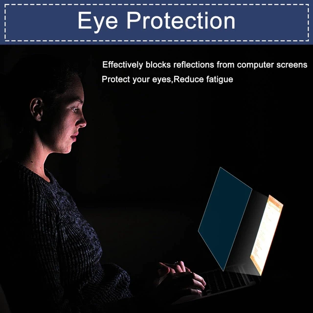 Alt view image 6 of 7 - 2-Pack Anti Blue Light Screen Protector for HP OmniBook X Flip x360 14" 2-in-1 Touchscreen Laptop Anti Glare Eye Strain Relief (Fit 14-fm0000 / 14-fk0000 / 14t-fm000 / 14z-fk000 Series)